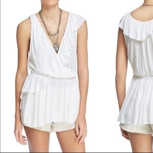 Free People Ruffle Tank